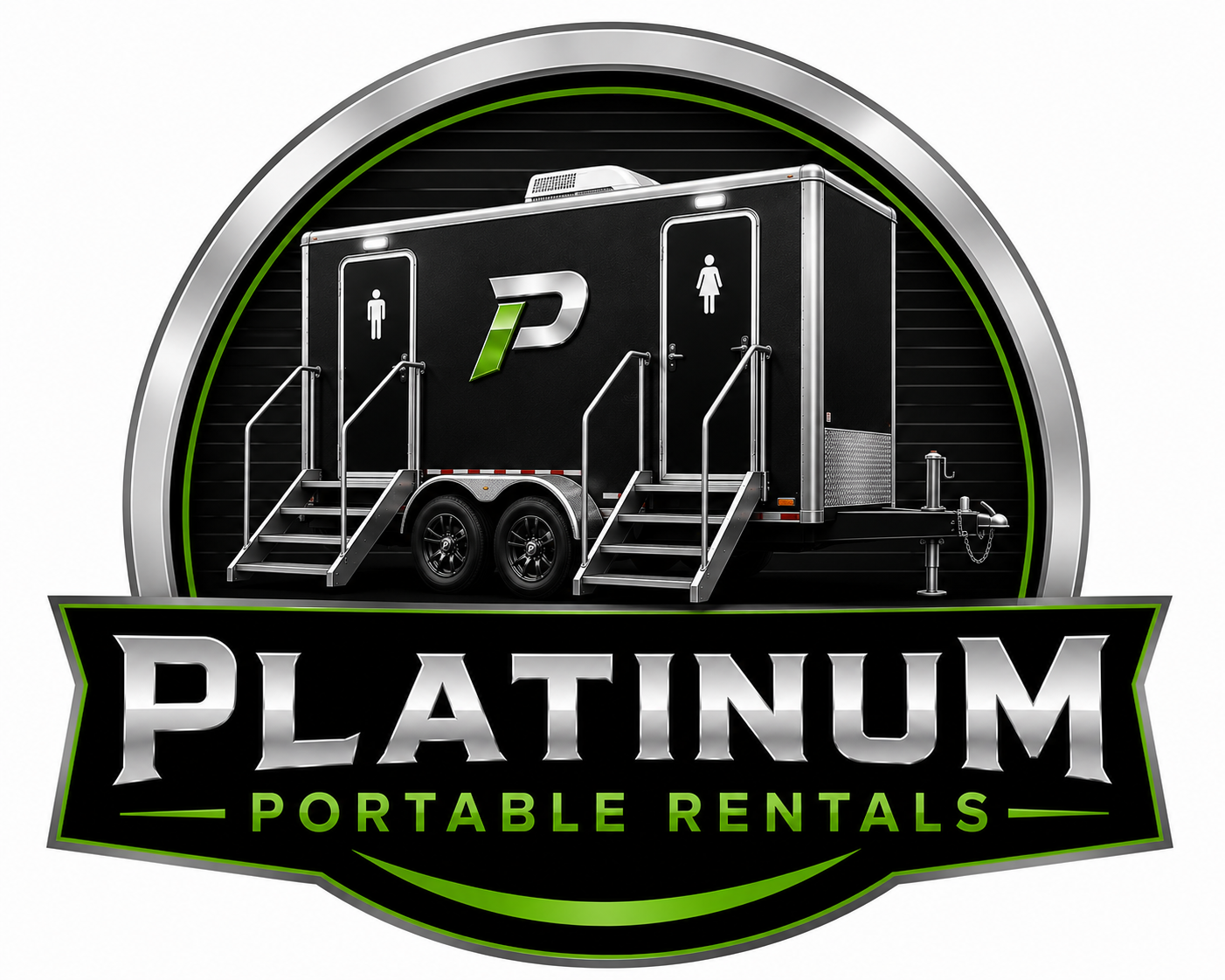 Platinum Portable Rentals logo